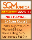 Ex Coins Expert Project Status Button