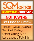 Tec Finance Limited Project Status Button