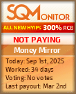 Money Mirror Project Status Button