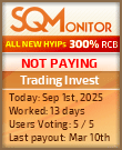 Trading Invest Project Status Button