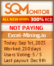 Excel-Mining.io Project Status Button