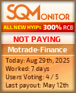 Motrade-Finance Project Status Button