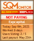 Expcapital Project Status Button