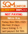 Nitro-X.io Project Status Button