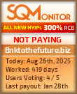 Bnktothefuture.biz Project Status Button