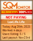 LuxLife.Life Project Status Button