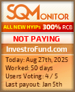 InvestroFund.com Project Status Button