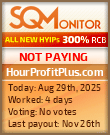 HourProfitPlus.com Project Status Button