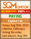 Espino Ltd Project Status Button