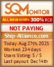 Ship-Alliance.com Project Status Button
