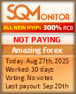 Amazing Forex Project Status Button