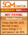 NanoMine.io Project Status Button