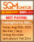 TradingVector.Online Project Status Button