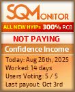 Confidence Income Project Status Button