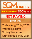 Tron120 Project Status Button