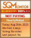HourlyRobot Project Status Button