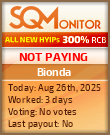 Bionda Project Status Button
