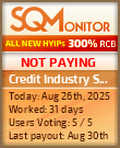 Credit Industry Services Project Status Button