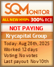 Krycapital Group Project Status Button