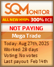 Mega Trade Project Status Button
