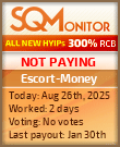 Escort-Money Project Status Button