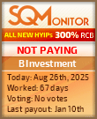 B Investment Project Status Button