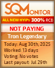Tron Legendary Project Status Button