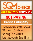 Bobbo Company Project Status Button