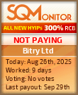 Bitry Ltd Project Status Button