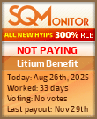 Litium Benefit Project Status Button