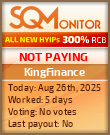 KingFinance Project Status Button