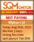 Wiplux Ltd Project Status Button