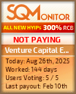 Venture Capital Express Project Status Button