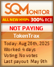 TokenTrax Project Status Button
