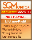 Lifetime-Profit Project Status Button
