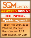 Mpi-Management Project Status Button