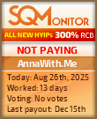 AnnaWith.Me Project Status Button