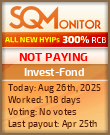 Invest-Fond Project Status Button