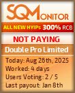 Double Pro Limited Project Status Button