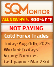 Gold Forex Trades Project Status Button