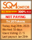 Trc20Tokens Project Status Button