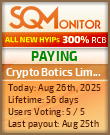 Crypto Botics Limited Project Status Button