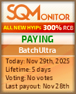 BatchUltra Project Status Button