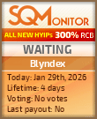Blyndex Project Status Button
