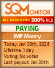 IMP Money Project Status Button