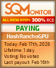 HashRanchoGPU Project Status Button