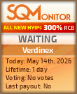 Verdinex Project Status Button