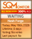 Hash Forge Project Status Button