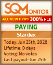Stardex Project Status Button
