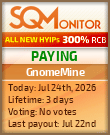 GnomeMine Project Status Button
